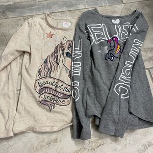 Girls long sleeve shirts